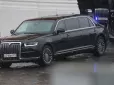 Система пожежогасіння чомусь не спрацювала: У Москві згорів лімузин з автопарку Путіна (фото, відео)