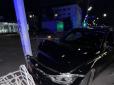 Був нетверезим: У Києві працівник автомийки викрав BMW клієнта та розбив його (фото)